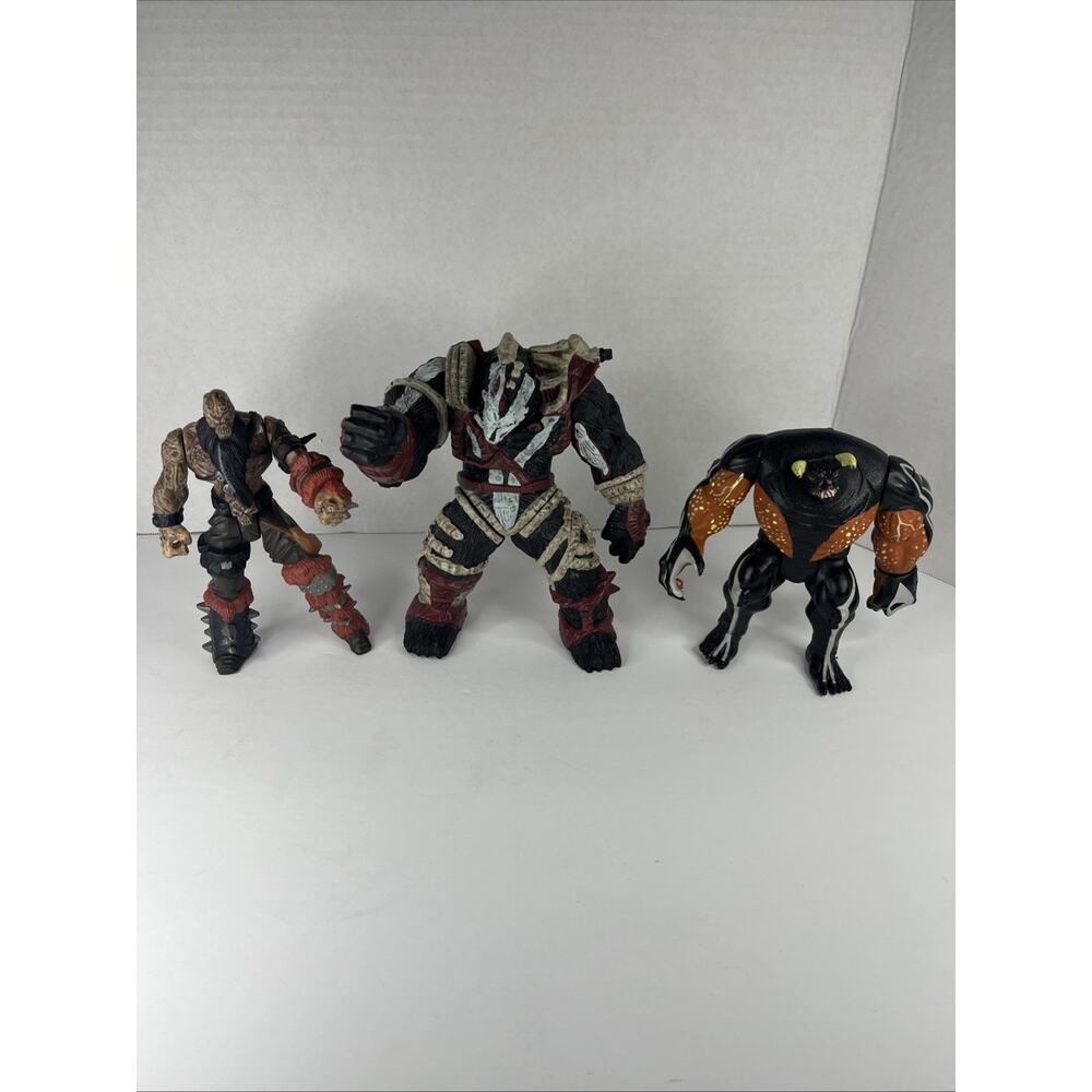Vintage Spawn Action Figure Lot Of 3 McFarlane Tremor, Viking, And Alien Spawn